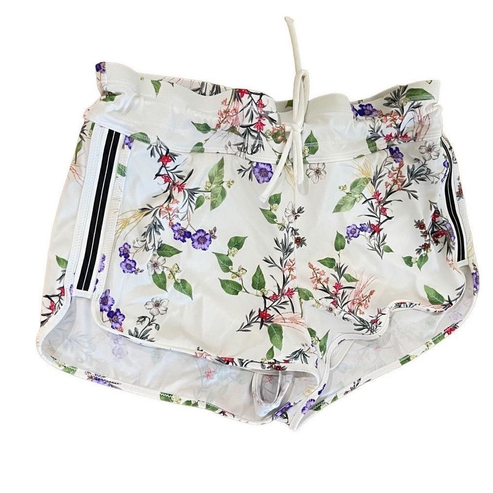 Athleta white floral shirts size medium - Picture 3 of 6